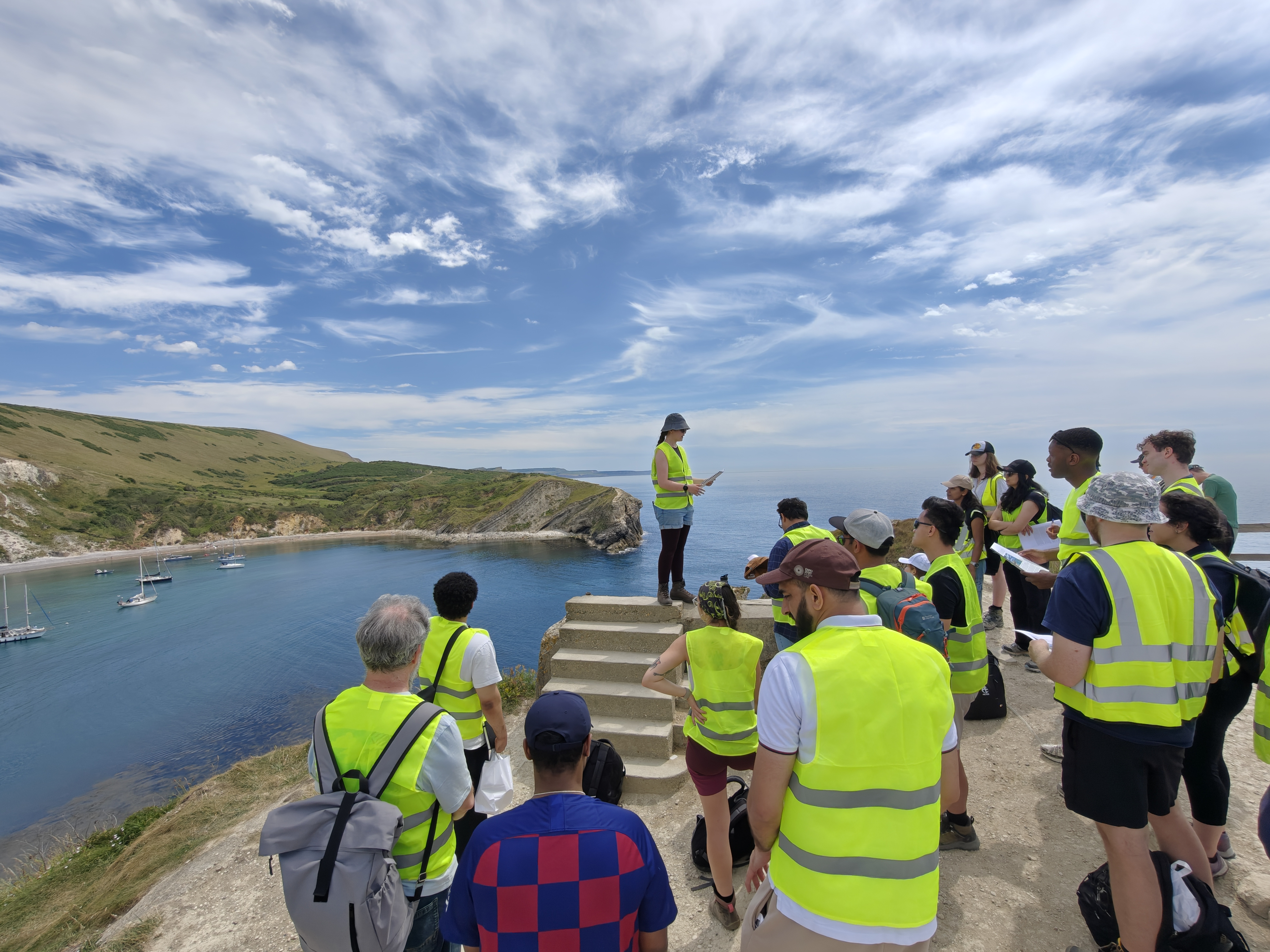 Structural Geology Team Takes Petex Staff on Field Trip Along the Jurassic Coast